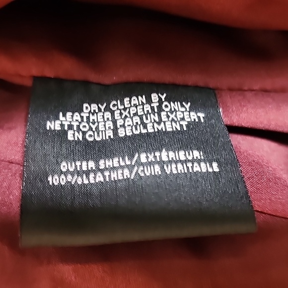 NEW LaMarque Laetica Burgundy Leather Suede Moto Biker Jacket Luxury Celeb Style - Picture 4 of 14